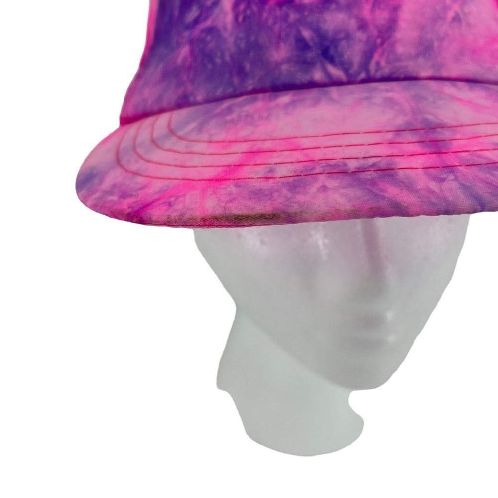 Vintage 90’s‎ Ball Cap Cash’s USA Tie Dye Pink & Purple One Size - Picture 8 of 10